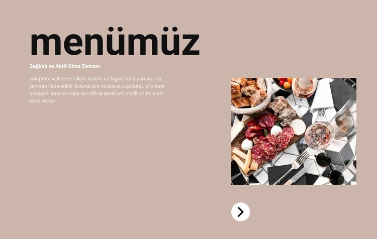 taze yemekler CSS Şablonu