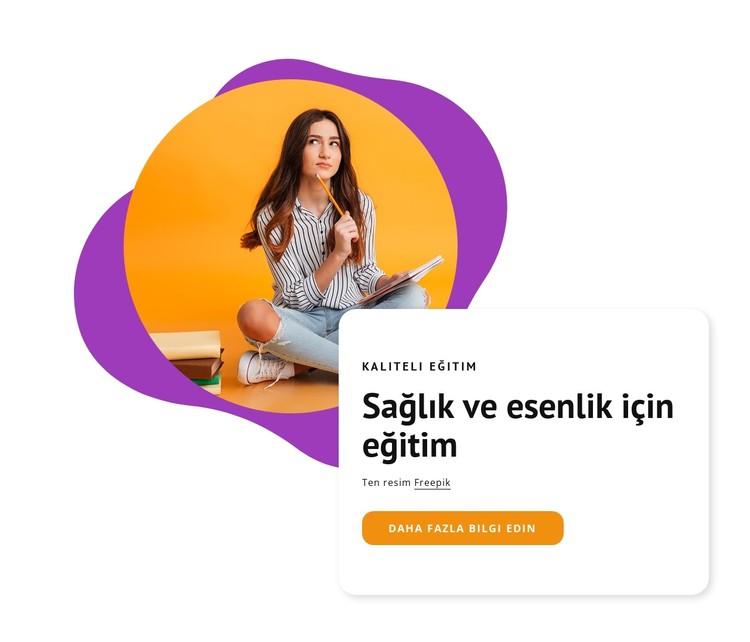 Sağlık için eğitim CSS Şablonu