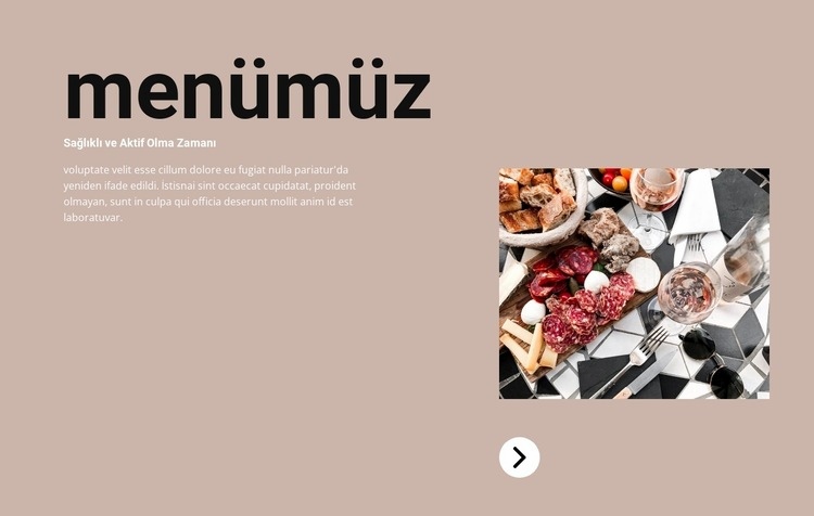 taze yemekler Html Web Sitesi Oluşturucu