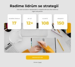 Dobrá Strategie Dělá Dobré Vůdce – Šablona Stránky HTML