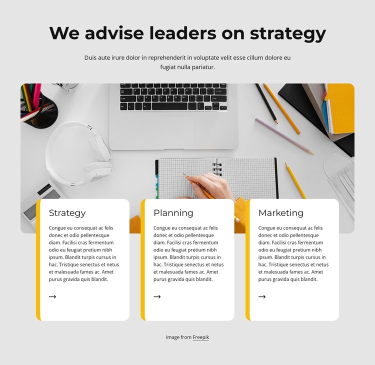 Effective leaders CSS Template