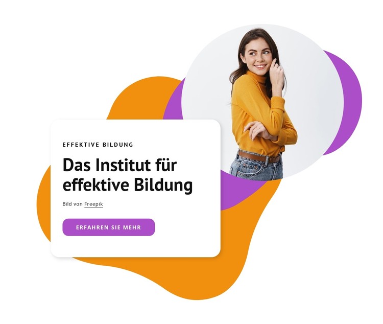 Effektive und qualitativ hochwertige Bildung CSS-Vorlage