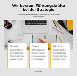 Effektive Führungskräfte – Web-Vorlage