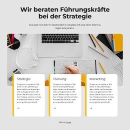 Mehrzweck-Landingpage Für Effektive Führungskräfte