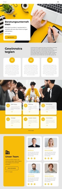 Top Beratungsunternehmen - Ultimative Landingpage