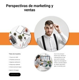 Información De Ventas - Plantilla Html De Una Página