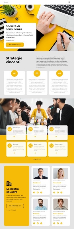 Prima Società Di Consulenza - Miglior Design Del Sito Web