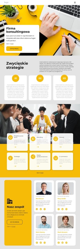 Najlepsza Firma Konsultingowa - Pobranie Szablonu Strony Internetowej