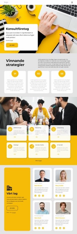 Topp Konsultföretag - Responsiv Webbplats