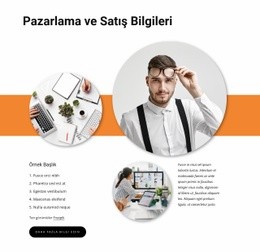 Satış Bilgileri Için En Yaratıcı Açılış Sayfası