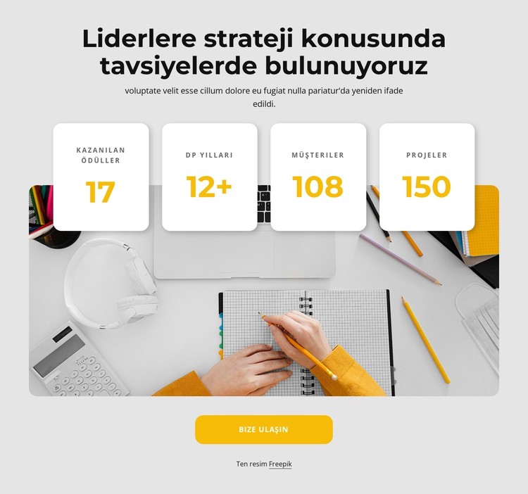 İyi strateji iyi liderler yapar CSS Şablonu