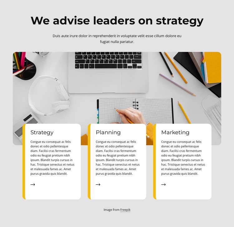 Effective leaders Web Design
