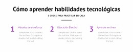 Cómo Aprender Habilidades Tecnológicas - HTML5 Website Builder