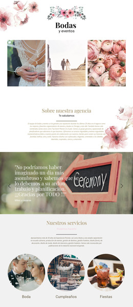 Momentos De Boda - Plantilla HTML Gratuita