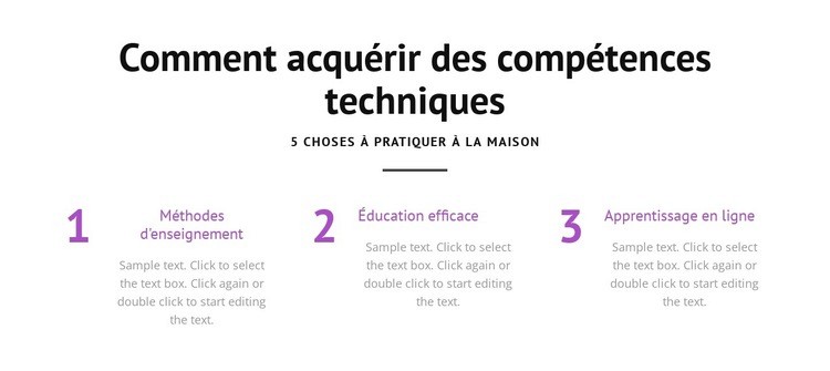 Comment acquérir des compétences techniques Maquette de site Web