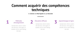 Comment Acquérir Des Compétences Techniques – Inspiration De Modèle D'Une Page
