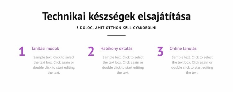 Hogyan tanuljunk technikai készségeket CSS sablon