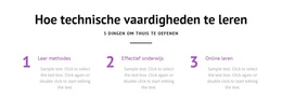 Hoe Technische Vaardigheden Te Leren - WordPress- En WooCommerce-Thema