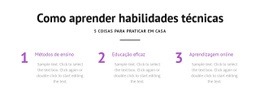 Como Aprender Habilidades Técnicas - Modelos De Sites