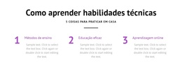 Como Aprender Habilidades Técnicas - Tema WordPress E WooCommerce