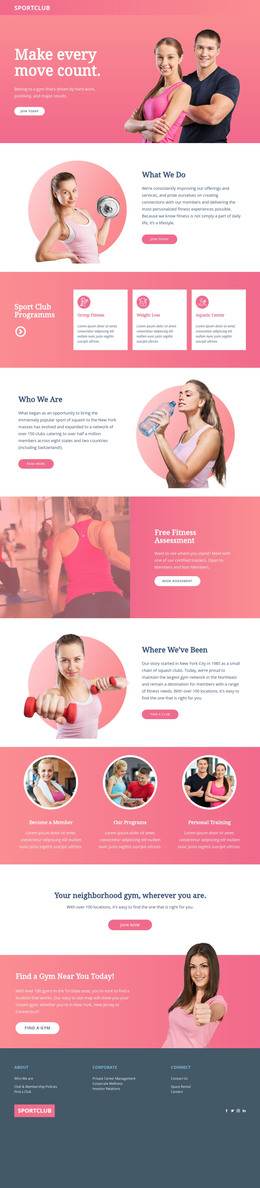 Program/website Examples Program HTML Templates | Nicepage