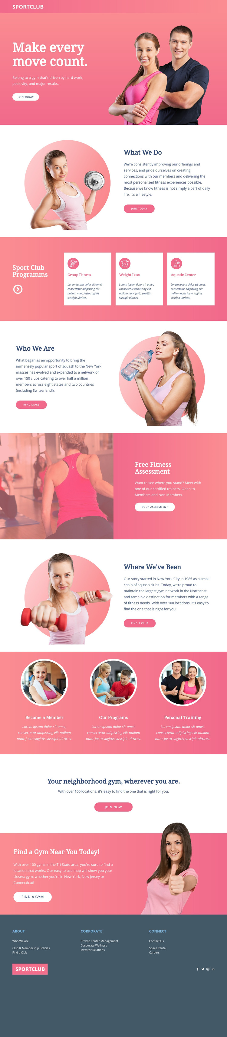 Personalized coaching HTML Template