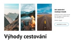 Bezplatná Šablona Návrhu Pro Jak Cestování Změní Váš Mozek