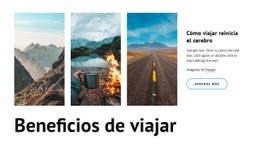 Cómo Viajar Cambia Tu Cerebro - HTML Web Page Builder