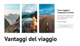 Come Viaggiare Cambia Il Tuo Cervello: Modello Di Modello Di Pagina Web