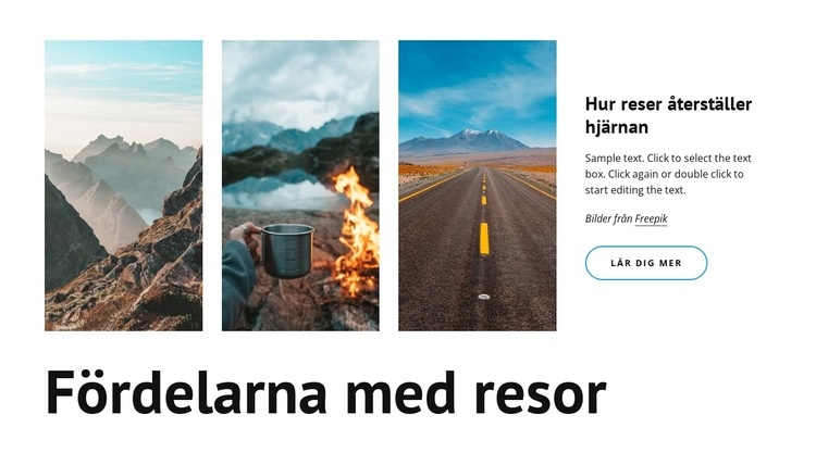 Hur resor förändrar din hjärna HTML-mall