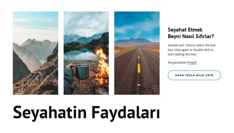 Seyahat beyninizi nasıl değiştirir? CSS Şablonu