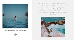 Kostenloses WordPress-Theme Für Paradiesland