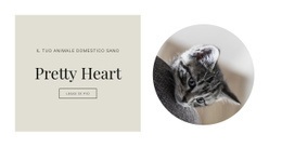 Trattare Gli Animali Domestici - Modello Web HTML