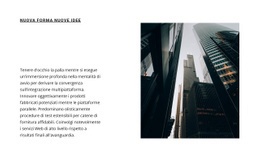 Pagina HTML Per Nuova Forma Nuove Idee