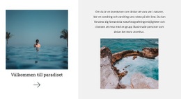 Okänt Paradisland - Nedladdning Av HTML-Mall
