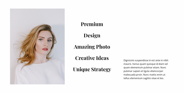Design and creative ideas Website Mockup