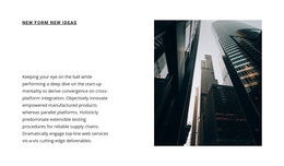 New Form, New Ideas For The Future - Easy-To-Use WordPress Theme