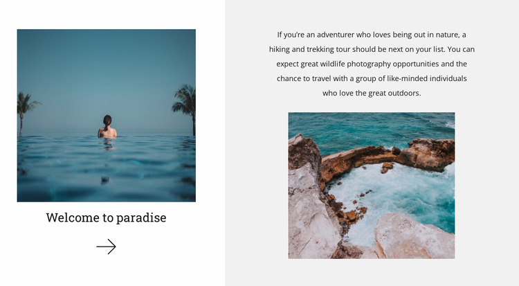Uncharted paradise land WordPress Website Builder