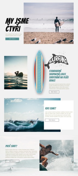Surfování Základní Šablona CSS