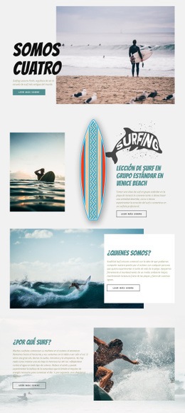 Diseño De Sitio Web Para Surf