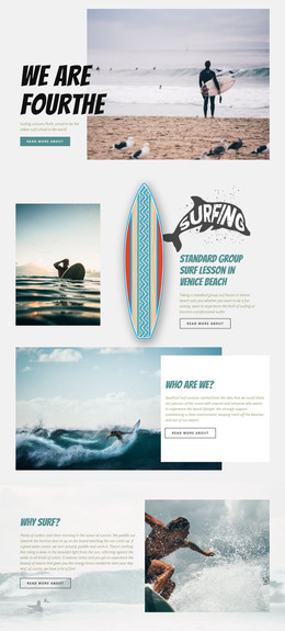 Surfing - Modern Homepage Design