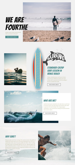 Surfing Html5 Responsive Template