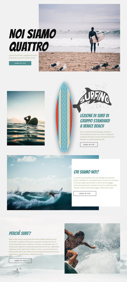 Fare Surf - Modello HTML5 Reattivo