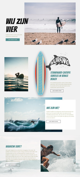 Surfen - HTML-Sjabloon Downloaden