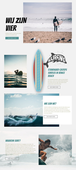Surfen - Bestemmingspagina