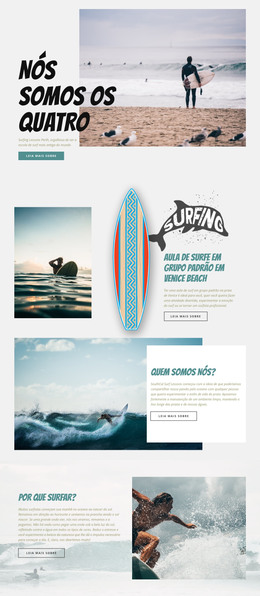 Surf - Modelo HTML5 Responsivo