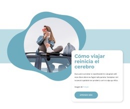 Viajar Resetea El Cerebro - Mejor Maqueta De Sitio Web