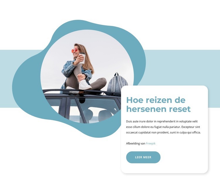 Reizen reset de hersenen Bestemmingspagina