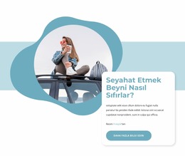 Seyahat Etmek Beyni Sıfırlar - Nihai Joomla Şablonu