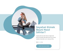 Seyahat Etmek Beyni Sıfırlar Için Özelleştirilebilir Profesyonel Araçlar